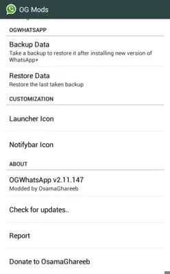 OGWhatsApp android App screenshot 2